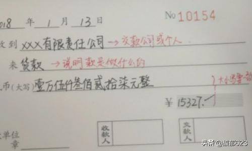 收款收据填写样本（收款收据的格式怎么写）